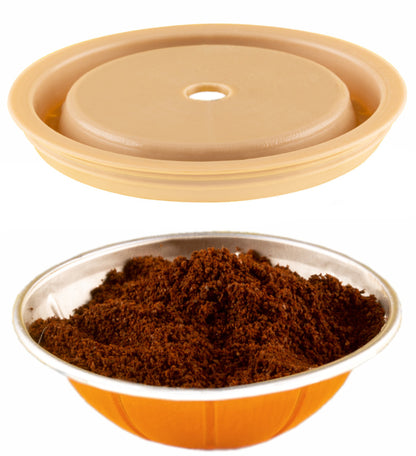 Genanvendelig silikonelåg til Nespresso Vertuo kaffekapsel