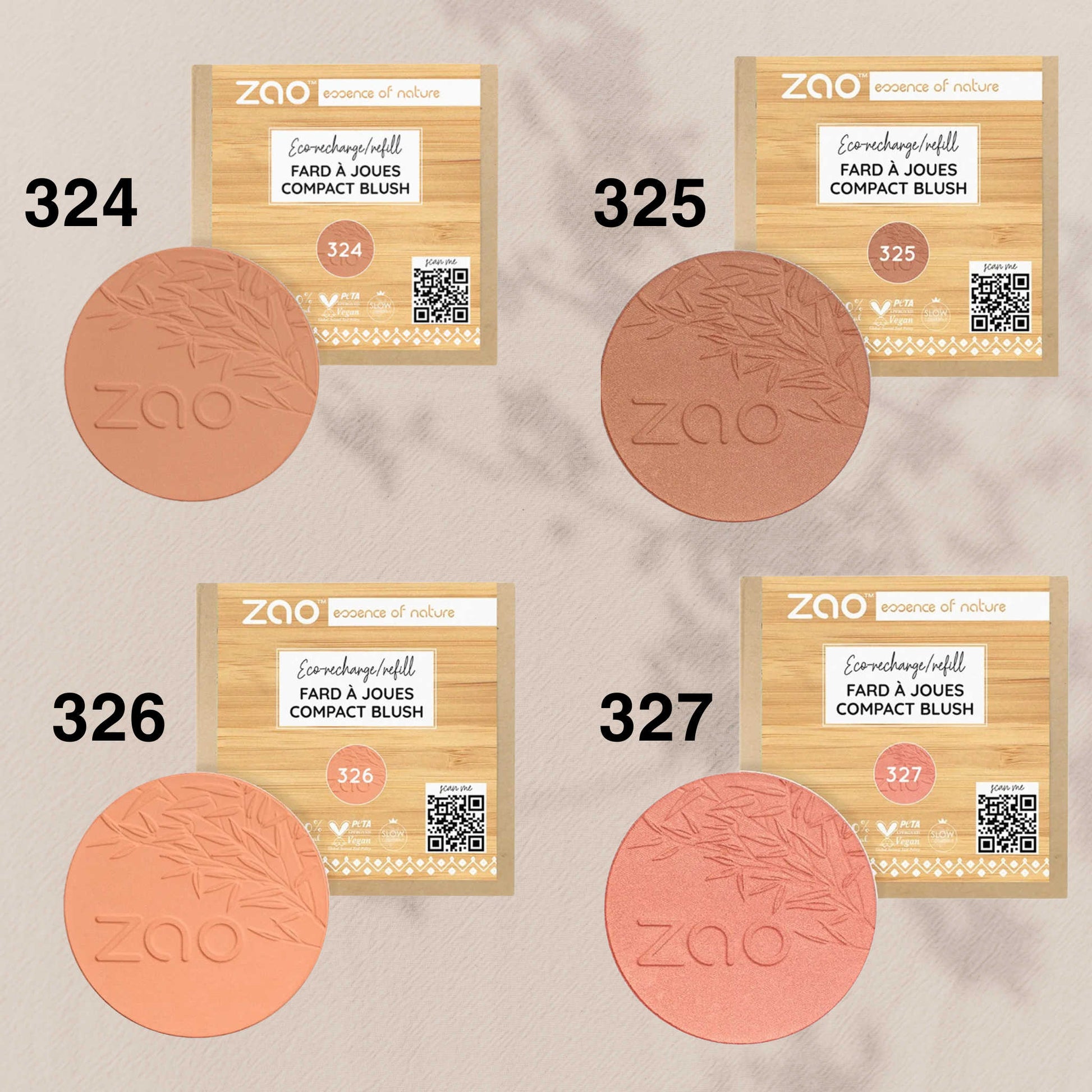 blush refill zao makeup