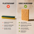 Skuresvamp uden mikroplastik