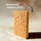 Skuresvamp uden mikroplastik