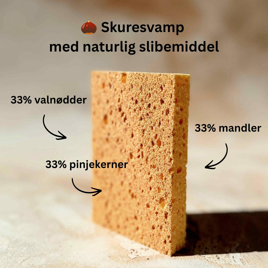 Skuresvamp uden mikroplastik