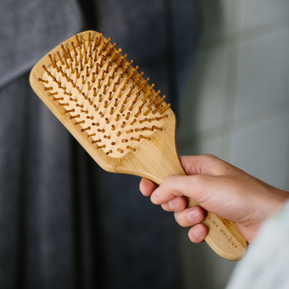 Hair brush in bamboo