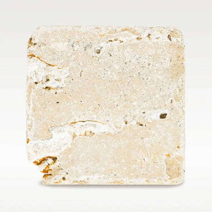 Soap dish in travertine stone