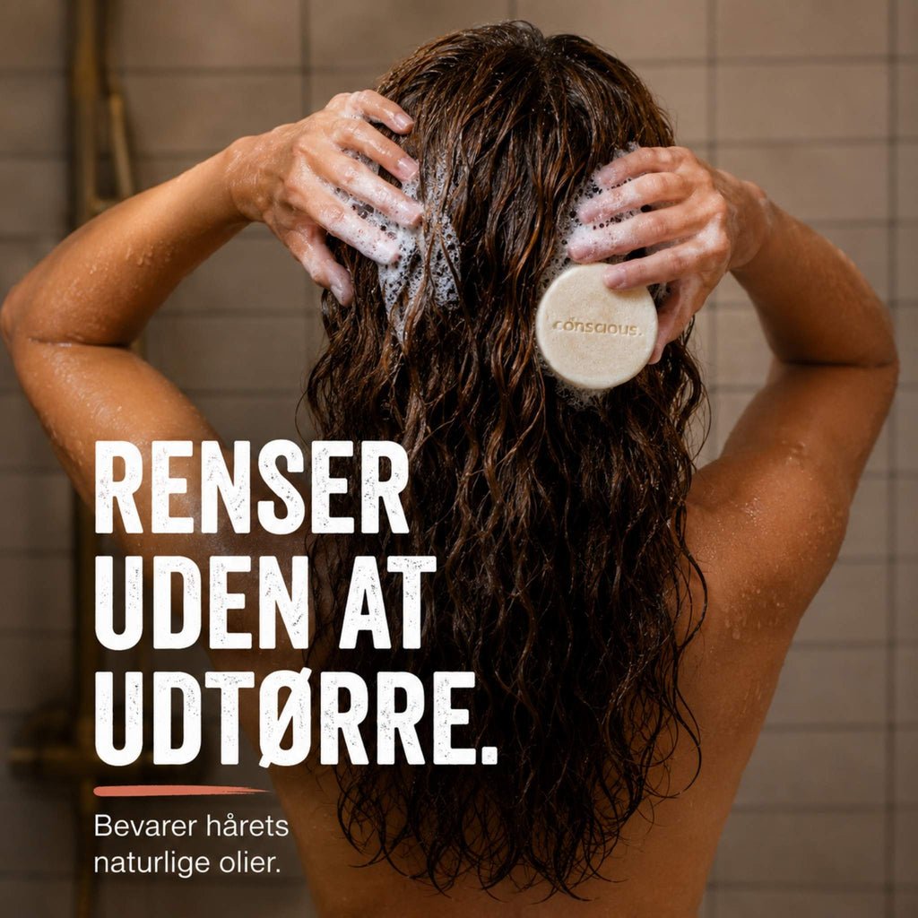 Shampoo bar krøllet hår