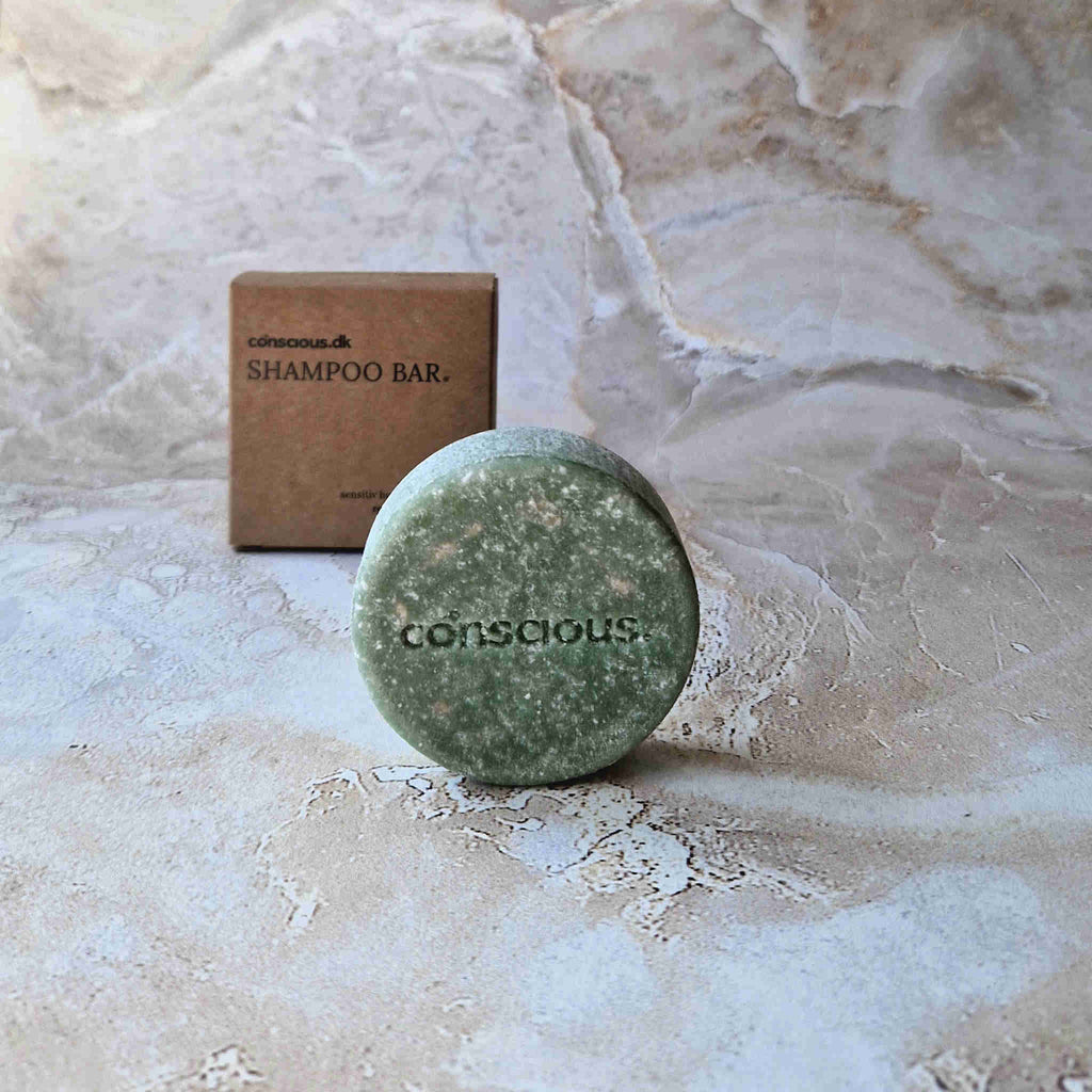 Shampoo bar mod skæl med tea tree og rosmarin, 60 g