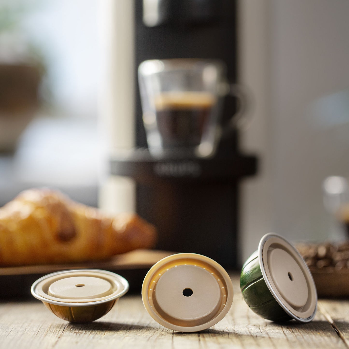 Genanvendelig silikonelåg til Nespresso Vertuo kaffekapsel