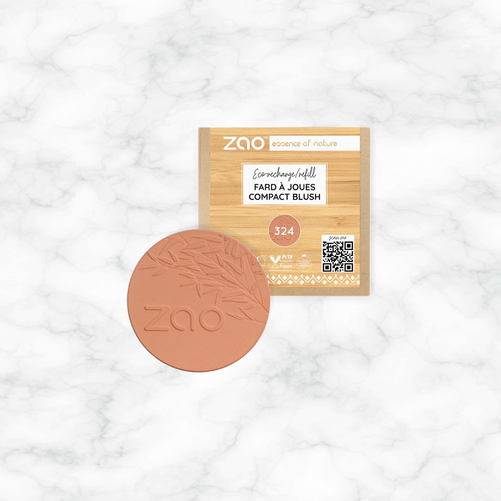 zao makeup blush refill