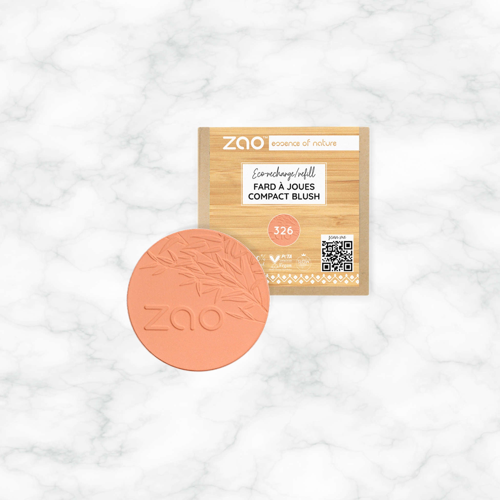 zao makeup blush refill