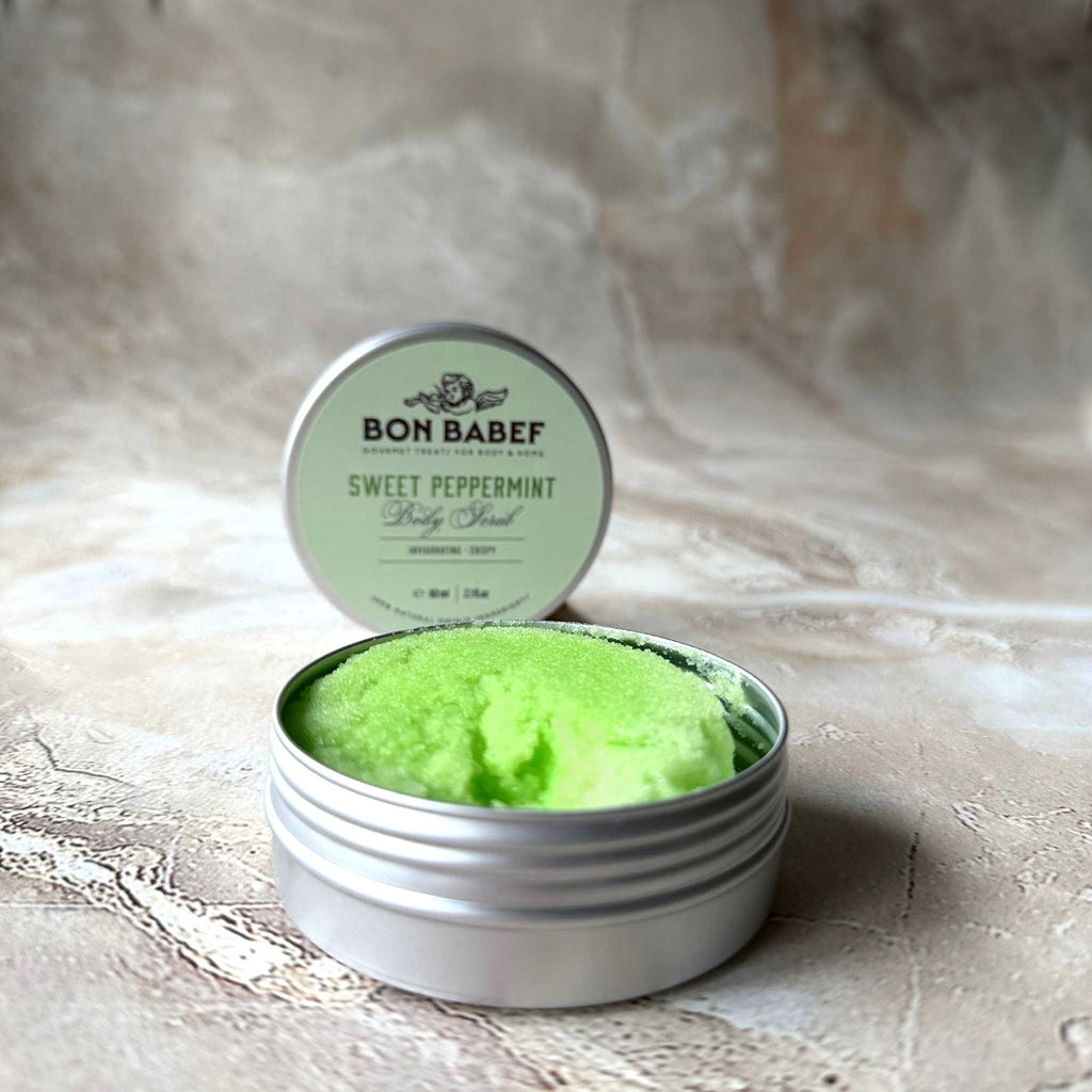 bodyscrub sød pebermynte