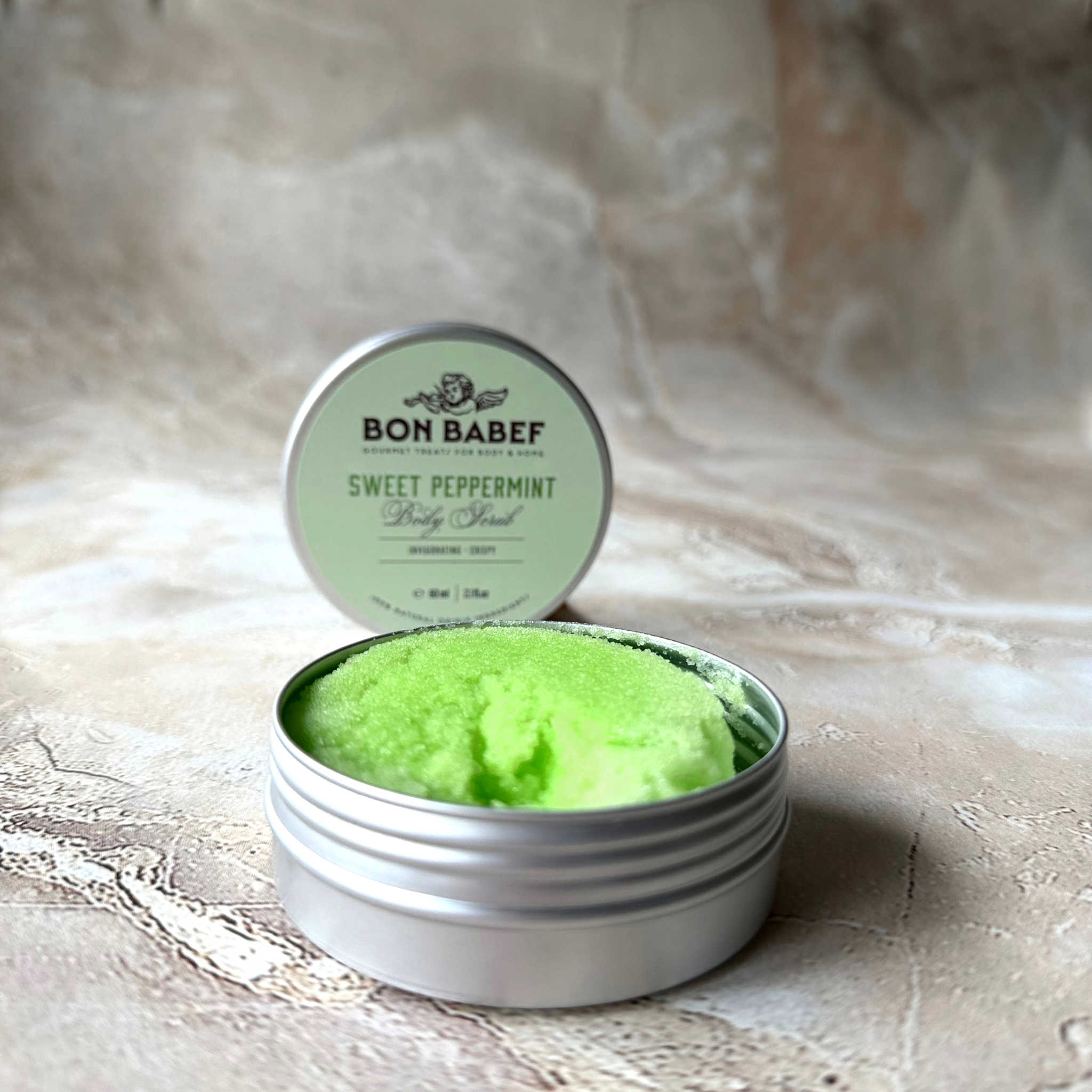 bodyscrub sød pebermynte