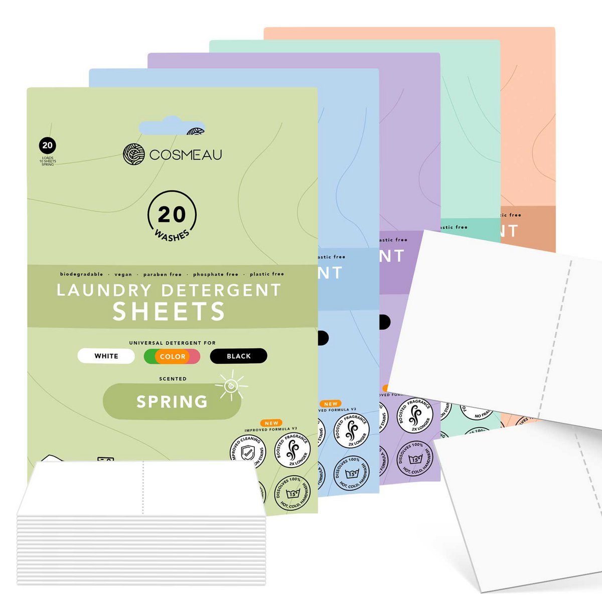 Prøvepakke vaskeark 120 stk. - Conscious.dk