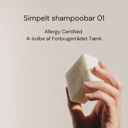 Shampoo bar allergicertificeret