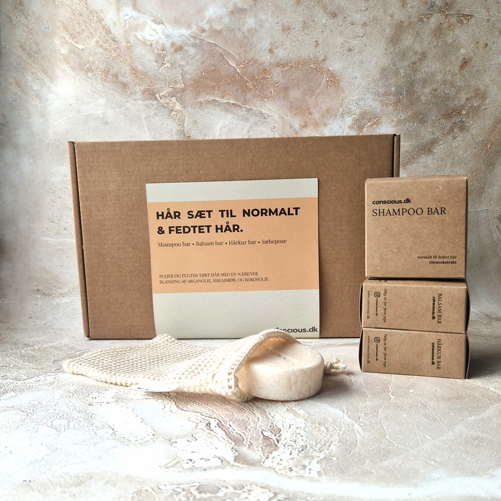 Hårpleje gaveæske - Conscious.dk