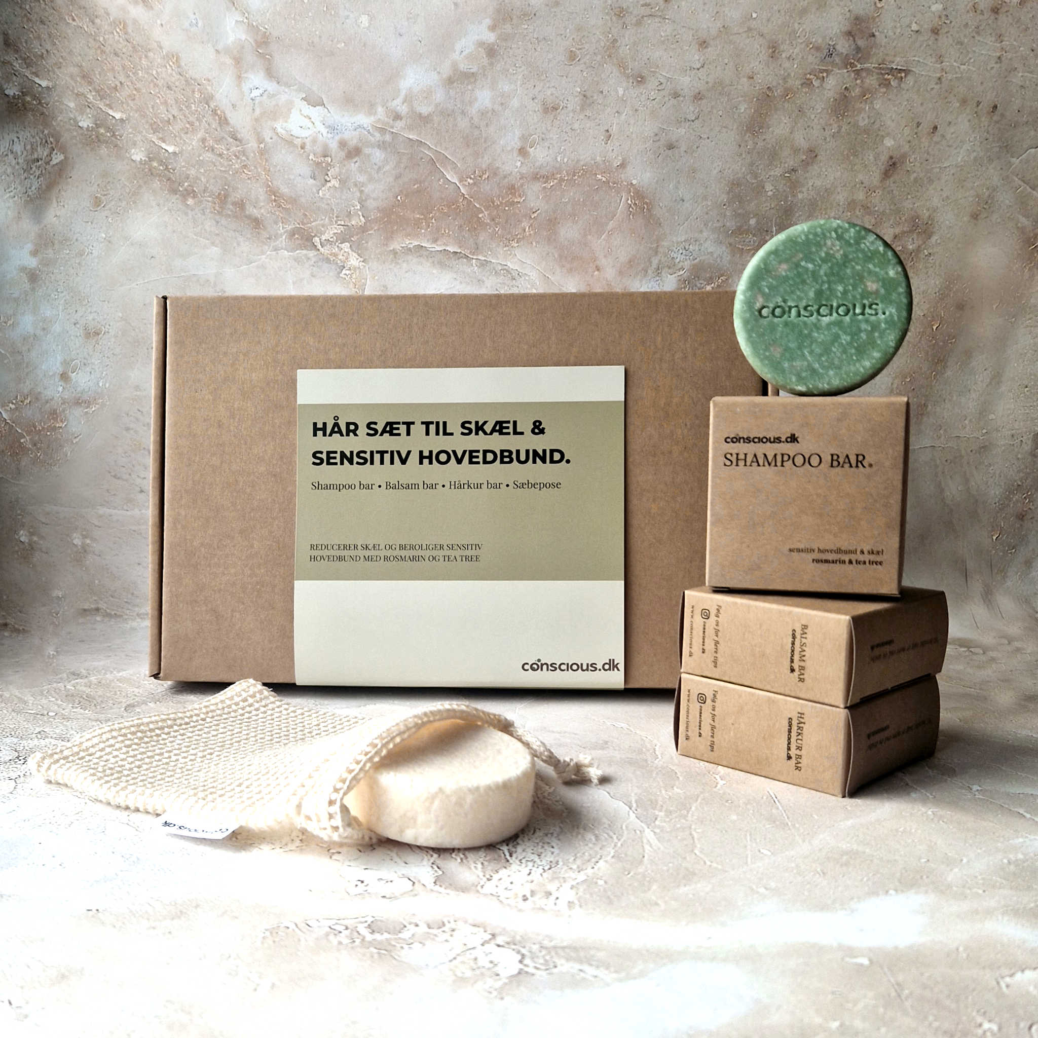 Hårpleje gaveæske - Conscious.dk