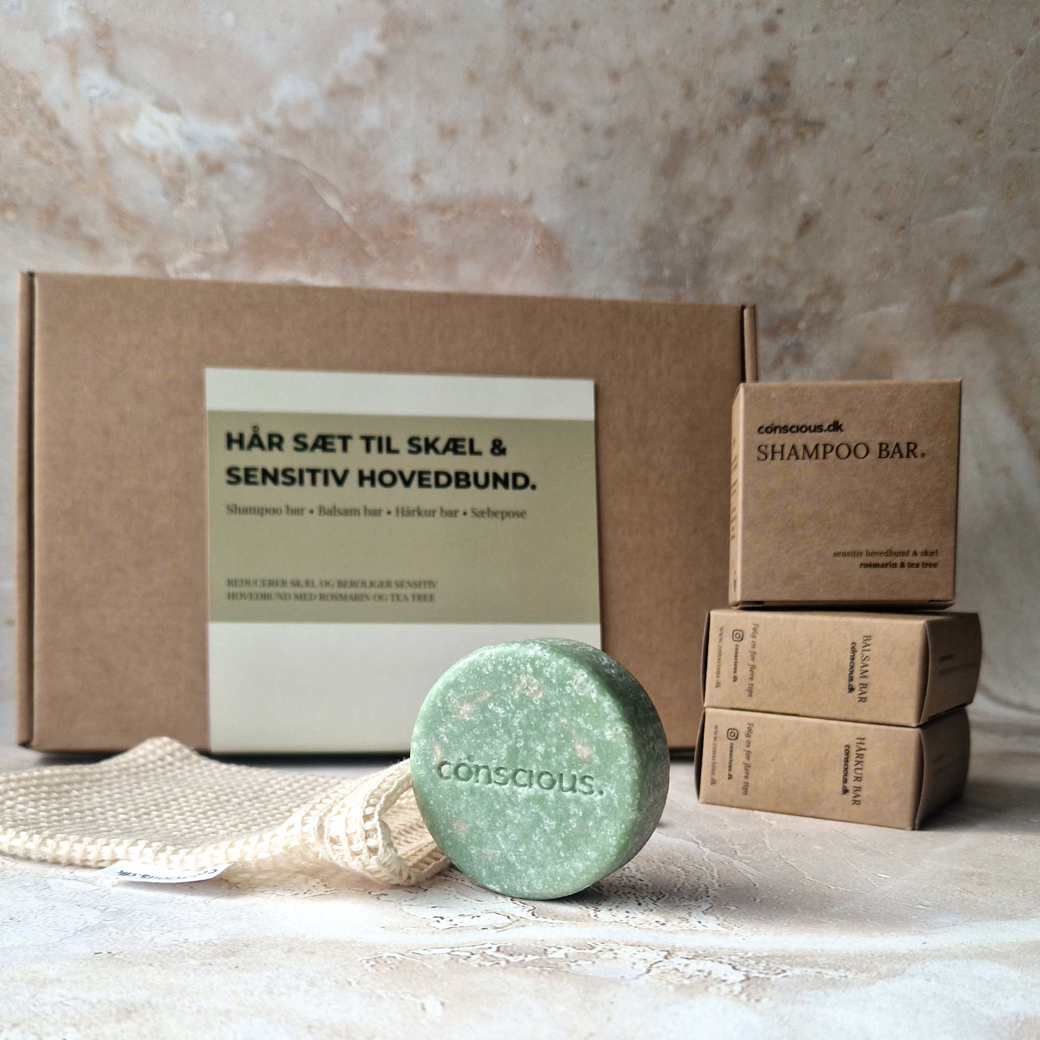 Hårpleje gaveæske - Conscious.dk